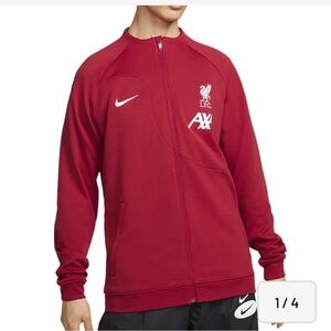 Nike  Red Liverpool FC Lightweight Full Zip Track Jacket Large
